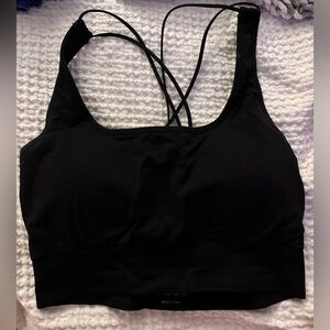 black NVGTN sports bra
